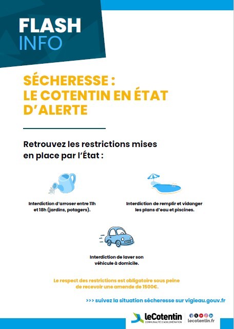 Alerte S&eacute;cheresse
