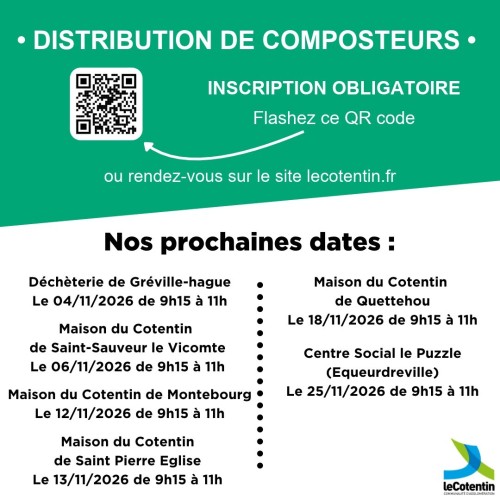 Distribution des composteurs - Novembre 2026