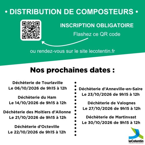 Distribution de composteurs Octobre 2026